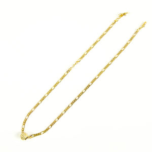 Collar de Oro tipo Cartier, y Colgante en Oro con 14 circonitas.
