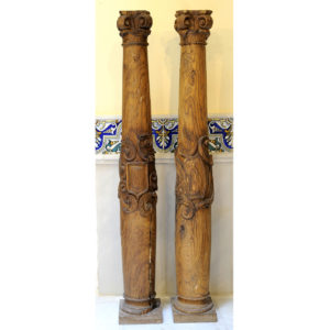 COLUMNAS CIRCULARES EN MADERA