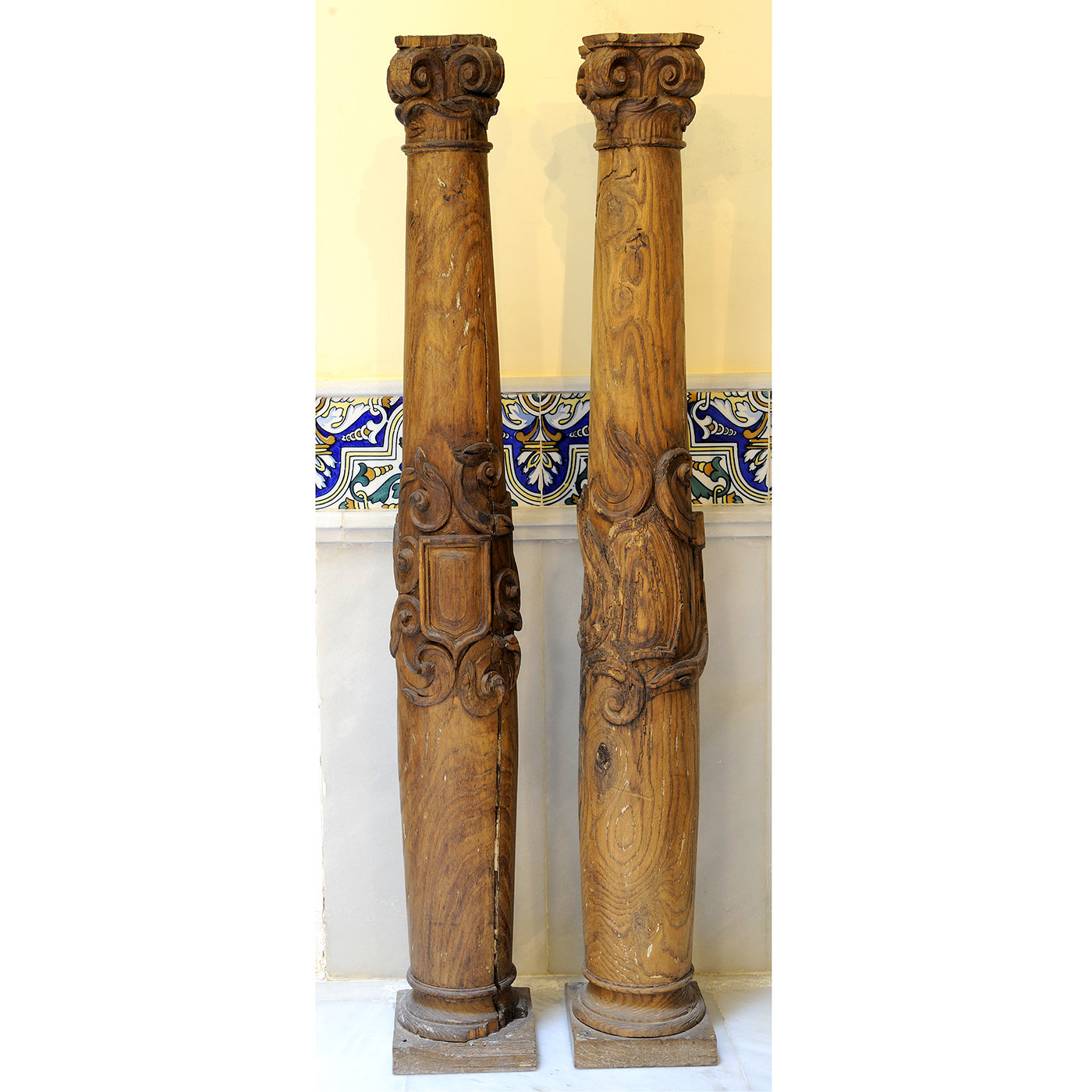 COLUMNAS CIRCULARES EN MADERA