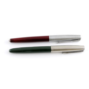 Conjunto de 2 plumas estilográficas, INOXCROM, Modelo 55 y otra Marca SOFFER, modelo 31