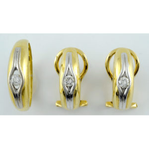 CONJUNTO DE ANILLO Y PENDIENTES