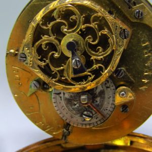 Conjunto formado por Chatelaine y reloj de bolsillo. Zarina Catalina II de Rusia. Ca. 1780.