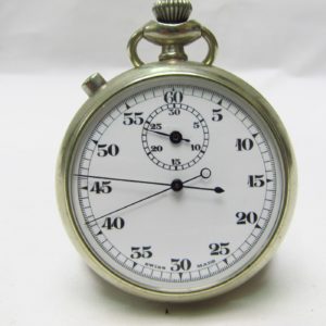 Cronómetro Suizo de Bolsillo, lepine, de Doble Ratrapante. Ca. 1900