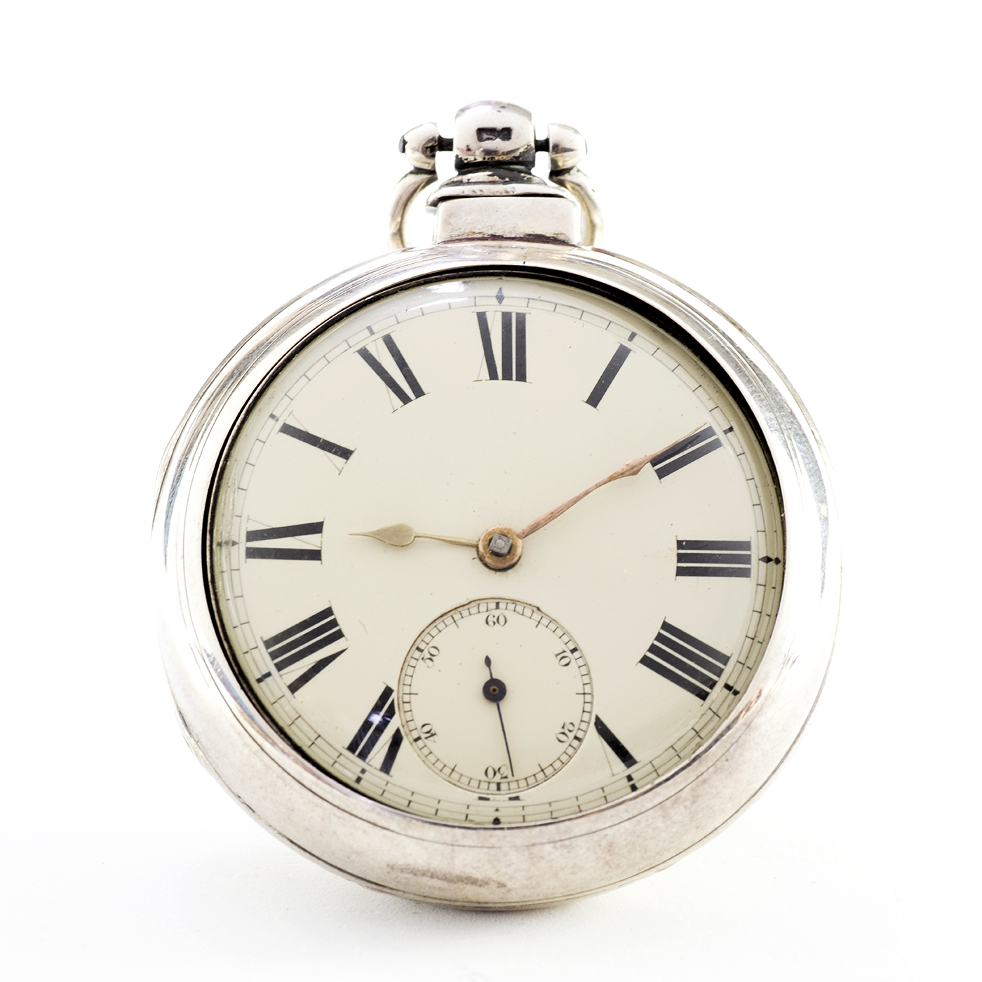 D. JAMES (Talgarth). Reloj Inglés de Bolsillo, lepine, Half Fusee (SemiCatalino). Inglaterra, 1876.