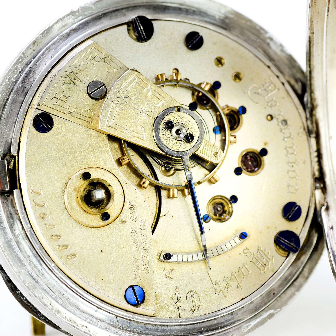 DOMINION WATCH Co. (D.W.Co.) Reloj de Bolsillo, lepine. Suiza, año 1.887. DOMINION WATCH Co. (D.W.Co.) Reloj de Bolsillo, lepine. Suiza, año 1.887.