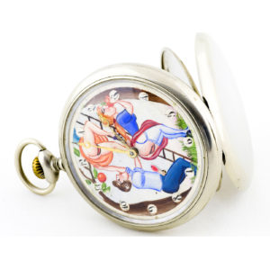 DOXA. Reloj erótico de bolsillo. AUTOMATÓN. Año 1906.