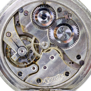 DOXA. Reloj erótico de bolsillo. AUTOMATÓN. Año Ca. 1906. Gran Tamaño.