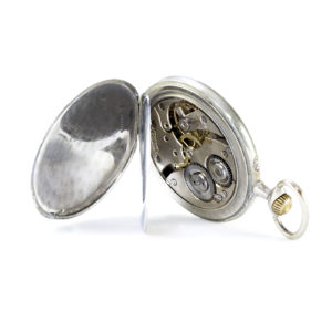 DOXA. Reloj erótico de bolsillo. AUTOMATÓN. Año Ca. 1906. Gran Tamaño.