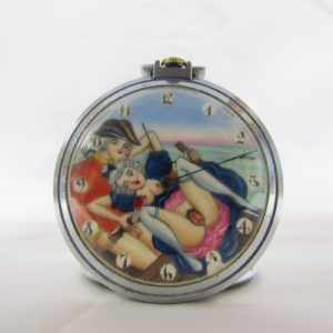 DOXA. Reloj Erótico de Bolsillo. Ca. 1920. Automatón.