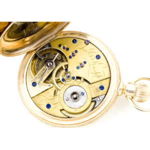 Dueber. Reloj de bolsillo, de caballero y colgar, saboneta, remontoir