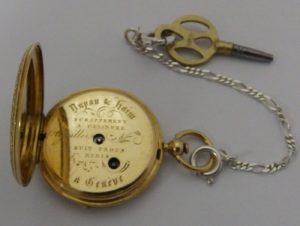 Dupau-Haim (Geneve). Reloj para colgar, de señora, lepine. Ca. 1900