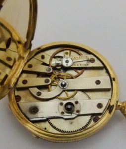 Dupau-Haim (Geneve). Reloj para colgar, de señora, lepine. Ca. 1900