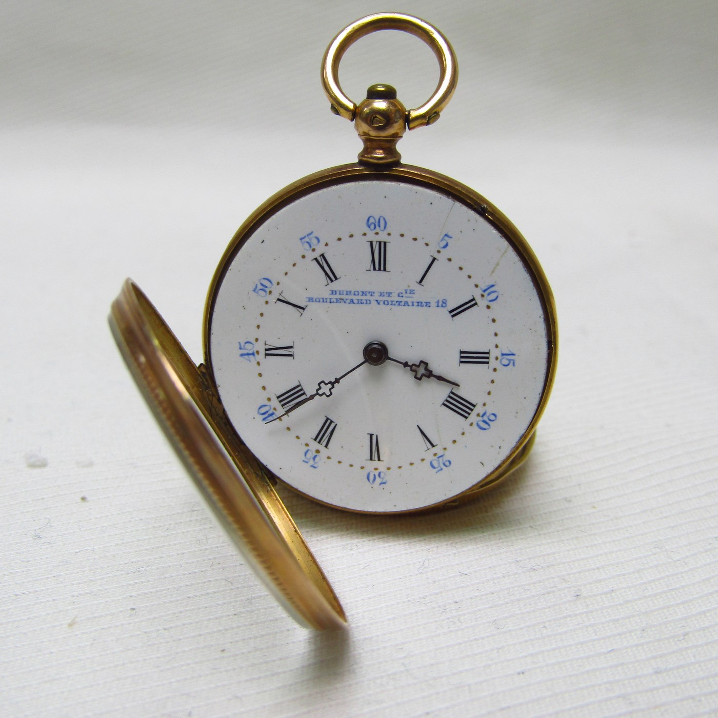 DUPONT et Cíe. Reloj de Colgar, lepine. Ca. 1900 DUPONT et Cíe. Reloj de Colgar, lepine. Ca. 1900