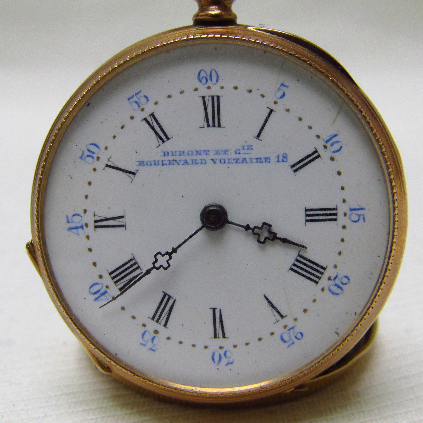 DUPONT et Cíe. Reloj de Colgar, lepine. Ca. 1900 DUPONT et Cíe. Reloj de Colgar, lepine. Ca. 1900