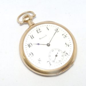 E. HOWARD WATCH CO. (Boston). Reloj de Bolsillo para caballero, lepine y remontoir. Oro 14k. USA, año 1912.
