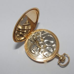 E. HOWARD WATCH CO. (Boston). Reloj de Bolsillo para caballero, lepine y remontoir. Oro 14k. USA, año 1912.