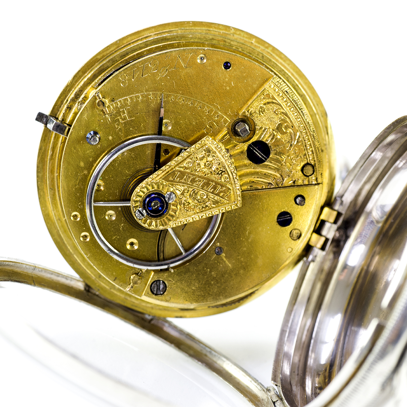 E.K. and Company. Reloj de Bolsillo, lepine, Half Fusee (Semicatalino). Chester, 1844. E.K. and Company. Reloj de Bolsillo, lepine, Half Fusee (Semicatalino). Chester, 1844.