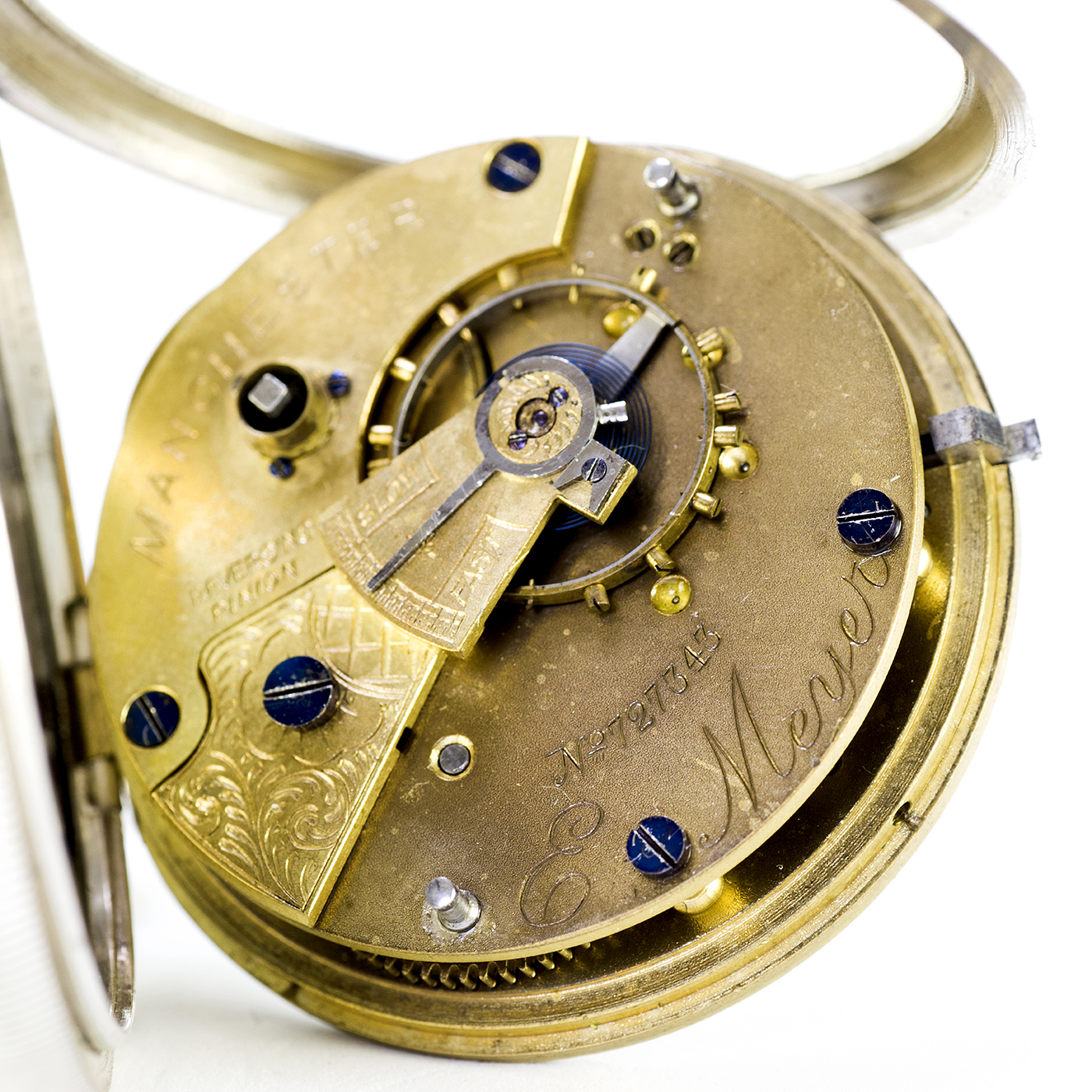 E. MEYER. Reloj de bolsillo inglés, lepine, Half Fusee (Semicatalino). Chester, 1904. E. MEYER. Reloj de bolsillo inglés, lepine, Half Fusee (Semicatalino). Chester, 1904.