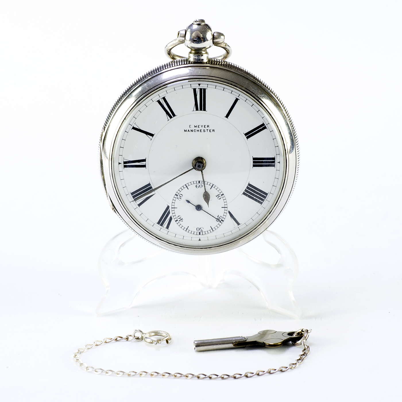 E. MEYER. Reloj de bolsillo inglés, lepine, Half Fusee (Semicatalino). Chester, 1904. E. MEYER. Reloj de bolsillo inglés, lepine, Half Fusee (Semicatalino). Chester, 1904.