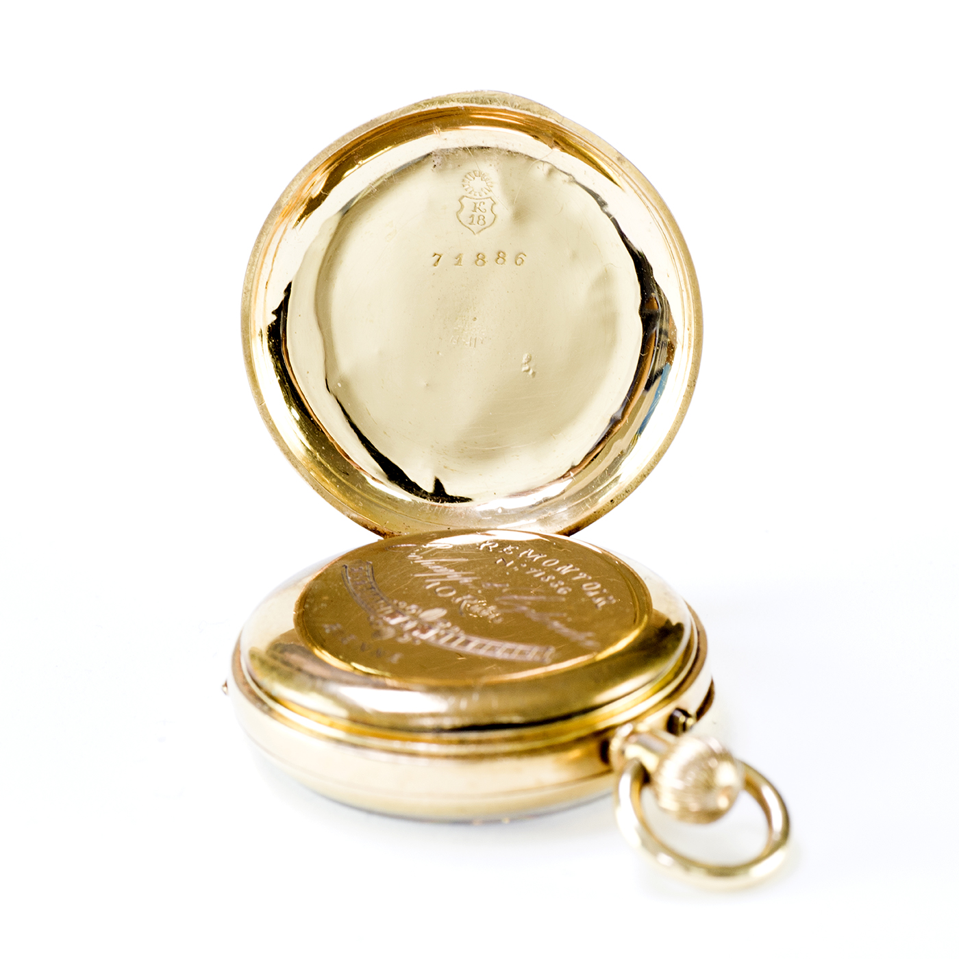 EBERHARD ET HILBERER. Reloj Austriaco de colgar, lepine y remontoir. Viena, Ca.1900. EBERHARD ET HILBERER. Reloj Austriaco de colgar, lepine y remontoir. Viena, Ca.1900.