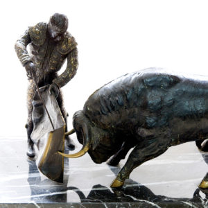 EDUARDO SORIANO. ESCULTURA EN BRONCE. Curro Romero.