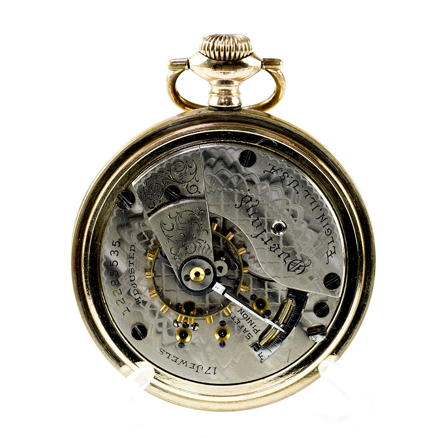 ELGIN ILL. (Overland, USA). Reloj de Bolsillo, Lepine y remontoir. USA, año 1905. ELGIN ILL. (Overland, USA). Reloj de Bolsillo, Lepine y remontoir. USA, año 1905.