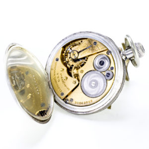 Elgin National Watch Co. (USA). Reloj de bolsillo, lepine y remontoir. Ca. 1927