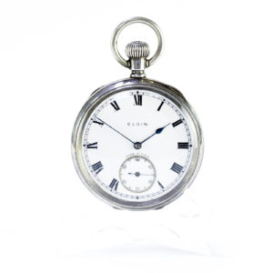 Elgin National Watch Co. (USA). Reloj de bolsillo, lepine y remontoir. Ca. 1927