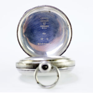 Elgin National Watch Co. (USA). Reloj de bolsillo, lepine y remontoir. Ca. 1927