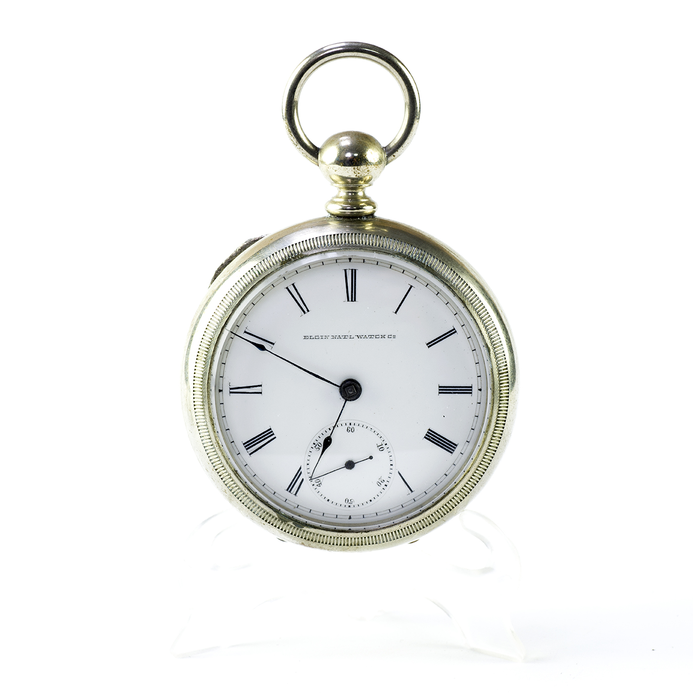 ELGIN NATIONAL WATCH COMPANY (USA). Reloj de Bolsillo para caballero, Lepine. 1884 Subastas Fígaro