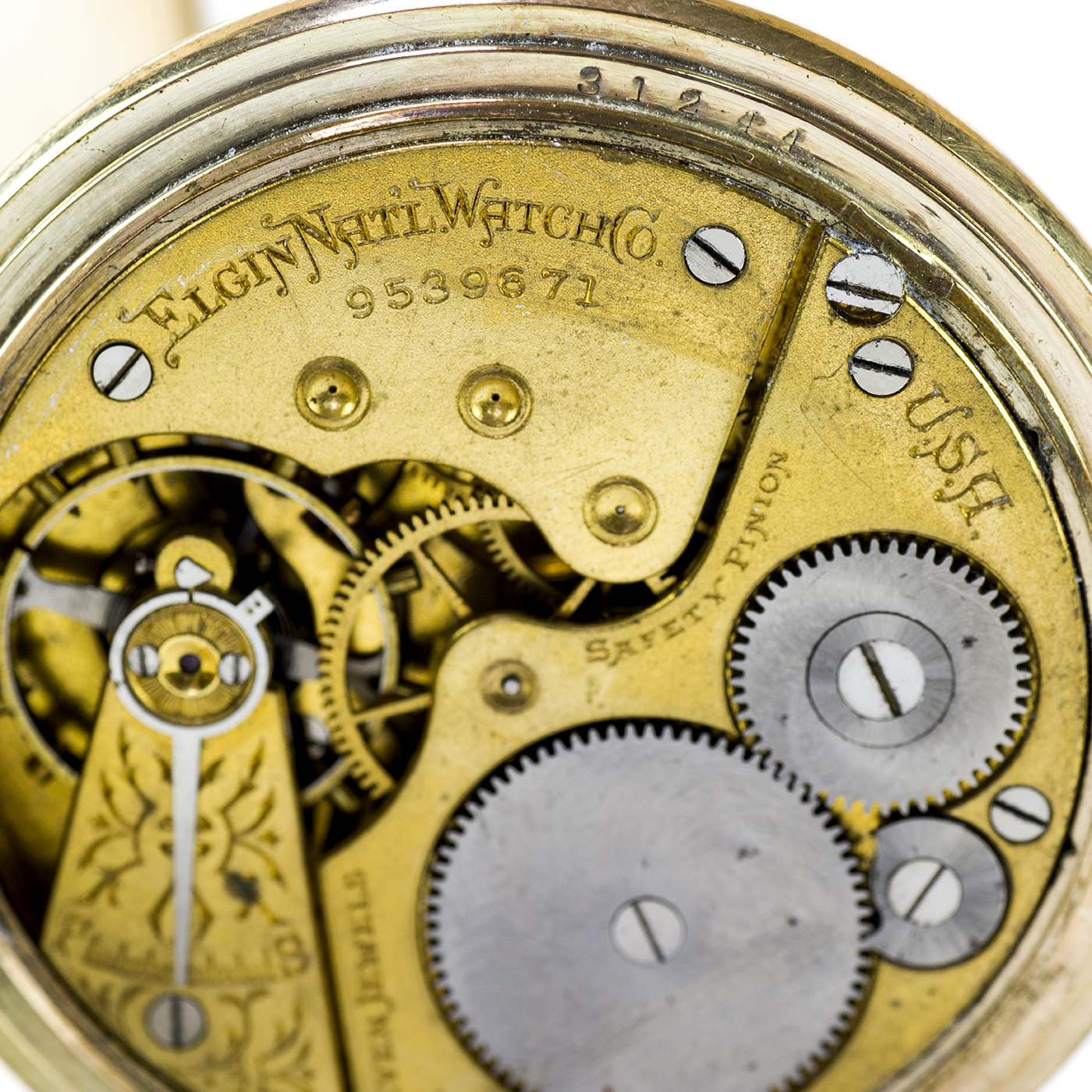 ELGIN NATL. WATCH CO. Reloj de bolsillo, Hunter, Media Saboneta (cazador), remontoir. USA, 1901. ELGIN NATL. WATCH CO. Reloj de bolsillo, Hunter, Media Saboneta (cazador), remontoir. USA, 1901.