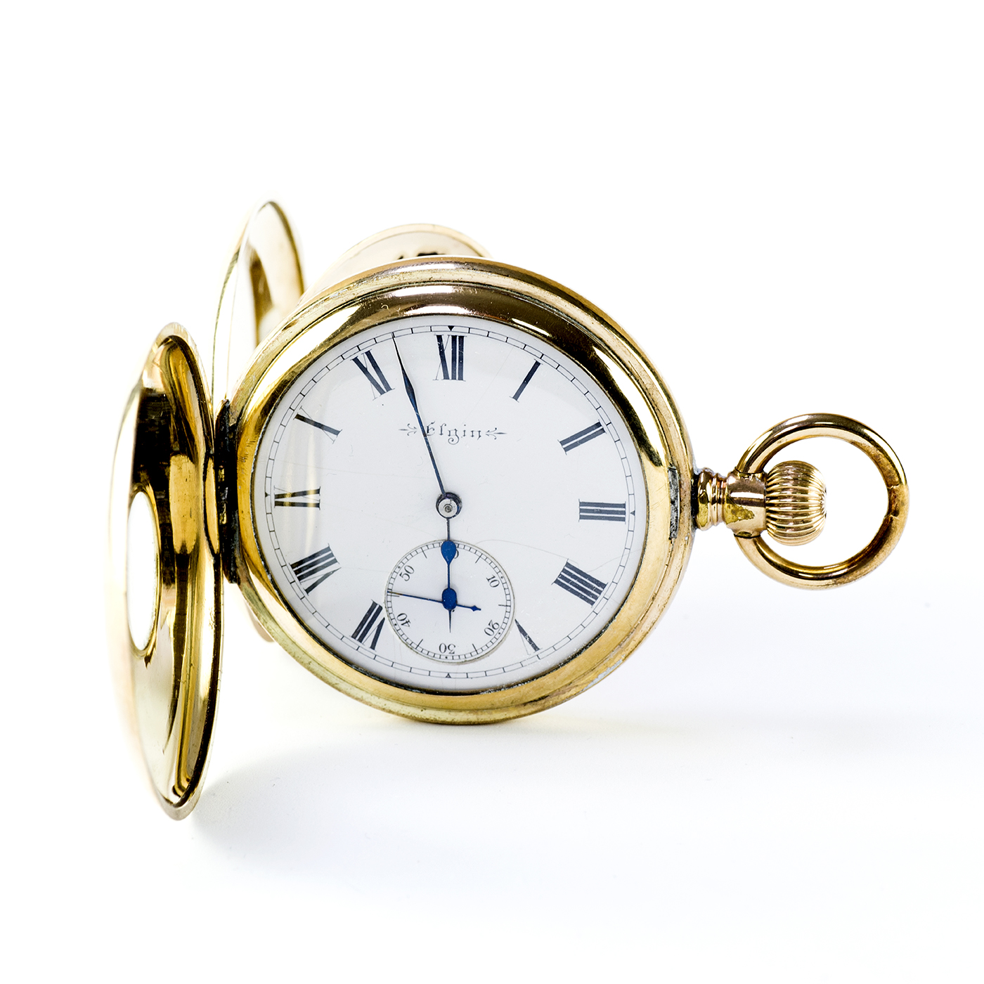 ELGIN NATL. WATCH CO. Reloj de bolsillo, Hunter, Media Saboneta (cazador), remontoir. USA, 1901. ELGIN NATL. WATCH CO. Reloj de bolsillo, Hunter, Media Saboneta (cazador), remontoir. USA, 1901.