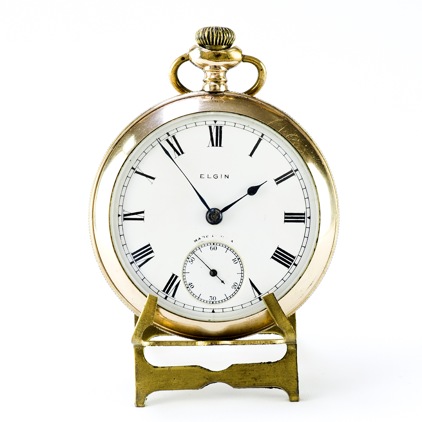 ELGIN NATL. WATCH Co. Reloj de bolsillo, lepine y remontoir. USA, 1920