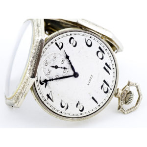 Elgin. Reloj de bolsillo de caballero, lepine y remontoir. Usa, 1923.