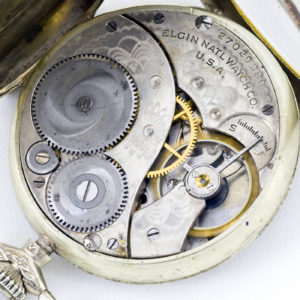Elgin. Reloj de bolsillo de caballero, lepine y remontoir. Usa, 1923.