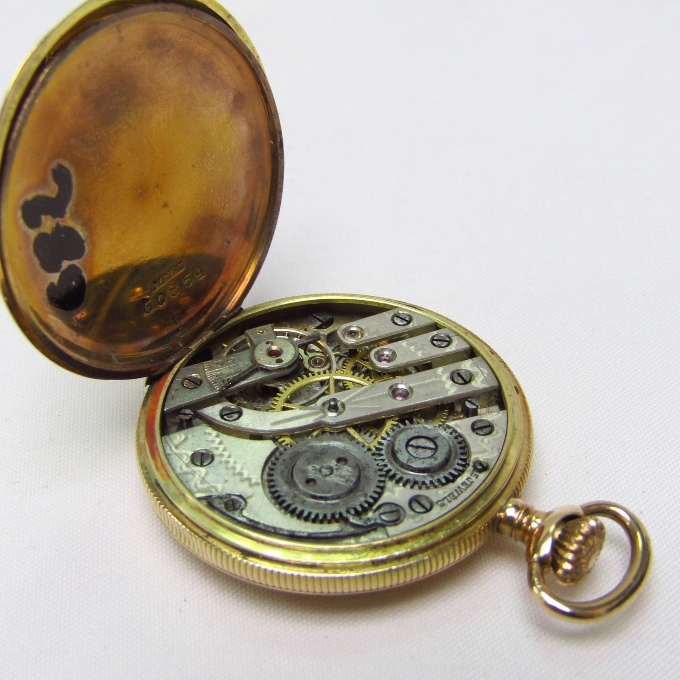 ERNEST BOREL & Co. Reloj de colgar saboneta y remontoir. Suiza, ca. 1900. ERNEST BOREL & Co. Reloj de colgar saboneta y remontoir. Suiza, ca. 1900.