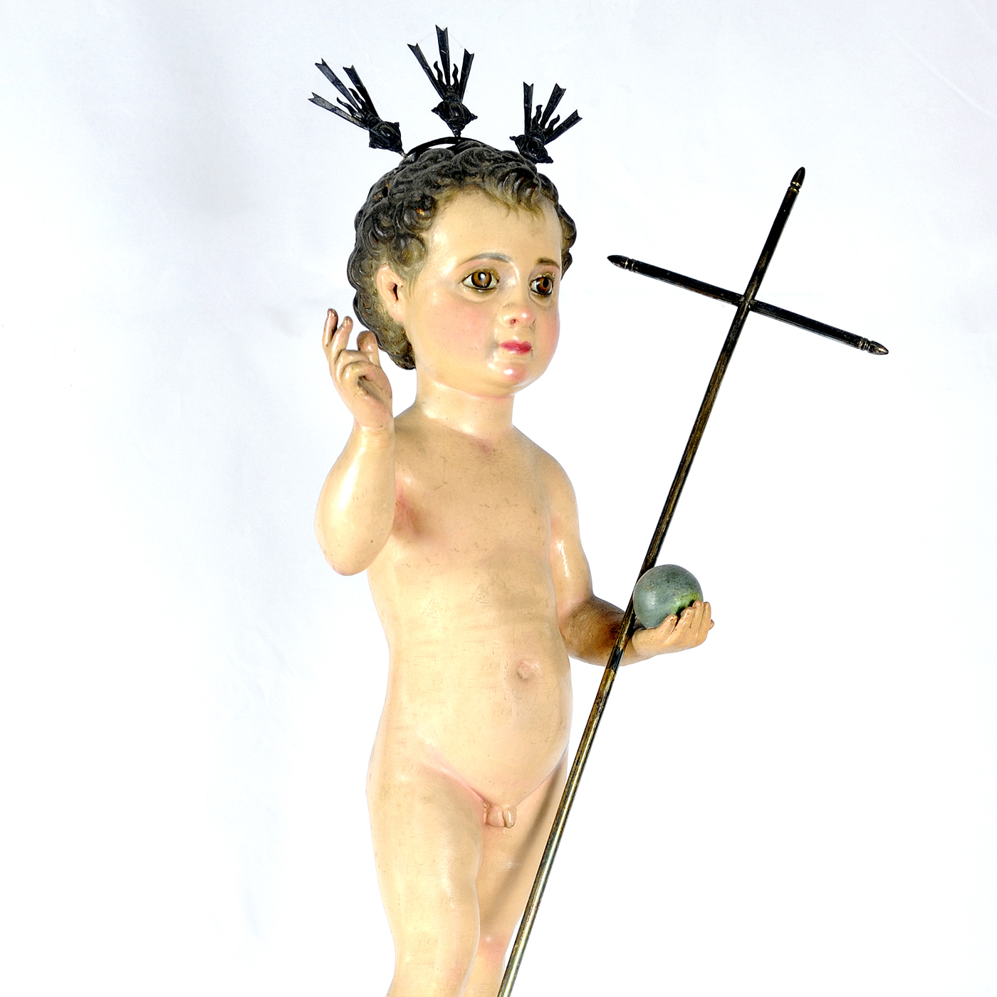 ESCUELA SEVILLANA SIGLO XVII. Escultura de Niño Jesús.