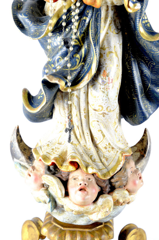 ESCULTURA DE VIRGEN INMACULADA, PPS. SIGLO XX, ESCUELA SEVILLANA. ESCULTURA DE VIRGEN INMACULADA, PPS. SIGLO XX, ESCUELA SEVILLANA.