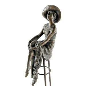 ESCULTURA EN BRONCE. Época ART-DECÓ.