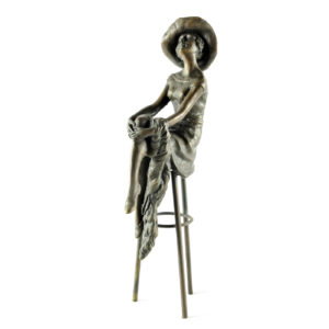 ESCULTURA EN BRONCE. Época ART-DECÓ.