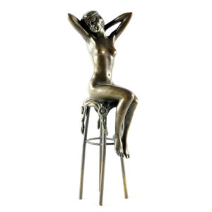 ESCULTURA EN BRONCE. Época ART-DECÓ.
