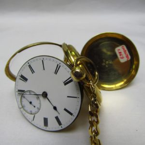Fabricación Inglesa. Reloj de Bolsillo para caballero, lepine. Año 1869.