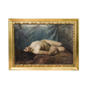 FRANCISCO SORIA AEDO. Óleo sobre Lienzo. "Desnudo"