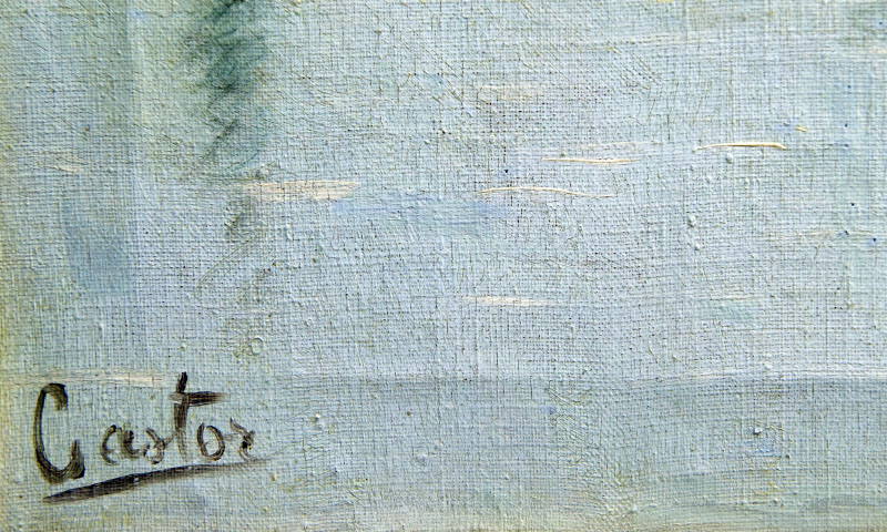 GASTOR. ESCUELA ESPAÑOLA SIGLO XIX. Óleo sobre lienzo. GASTOR. ESCUELA ESPAÑOLA SIGLO XIX. Óleo sobre lienzo.