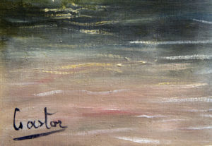 GASTOR. ESCUELA ESPAÑOLA SIGLO XIX. Óleo sobre lienzo.