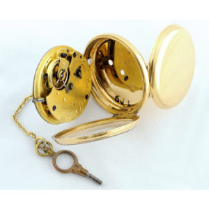 GEORGES PARROTT, London. Reloj de Bolsillo Half Fusee (Semicatalino). Londres, 1812