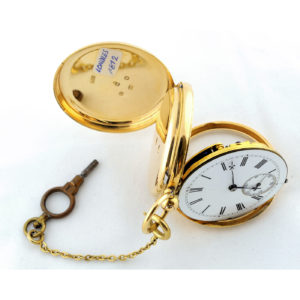 GEORGES PARROTT, London. Reloj de Bolsillo Half Fusee (Semicatalino). Londres, 1812