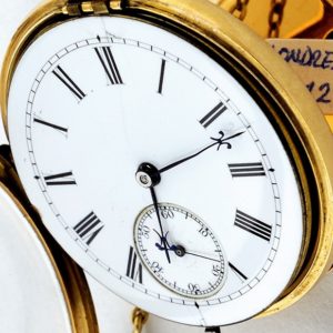 GEORGES PARROTT, London. Reloj de Bolsillo Half Fusee (Semicatalino). Londres, 1812