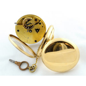 GEORGES PARROTT, London. Reloj de Bolsillo Half Fusee (Semicatalino). Londres, 1812