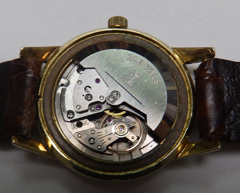 GoldWyn Automatic. Reloj de pulsera para caballero. Ca. 1960.
